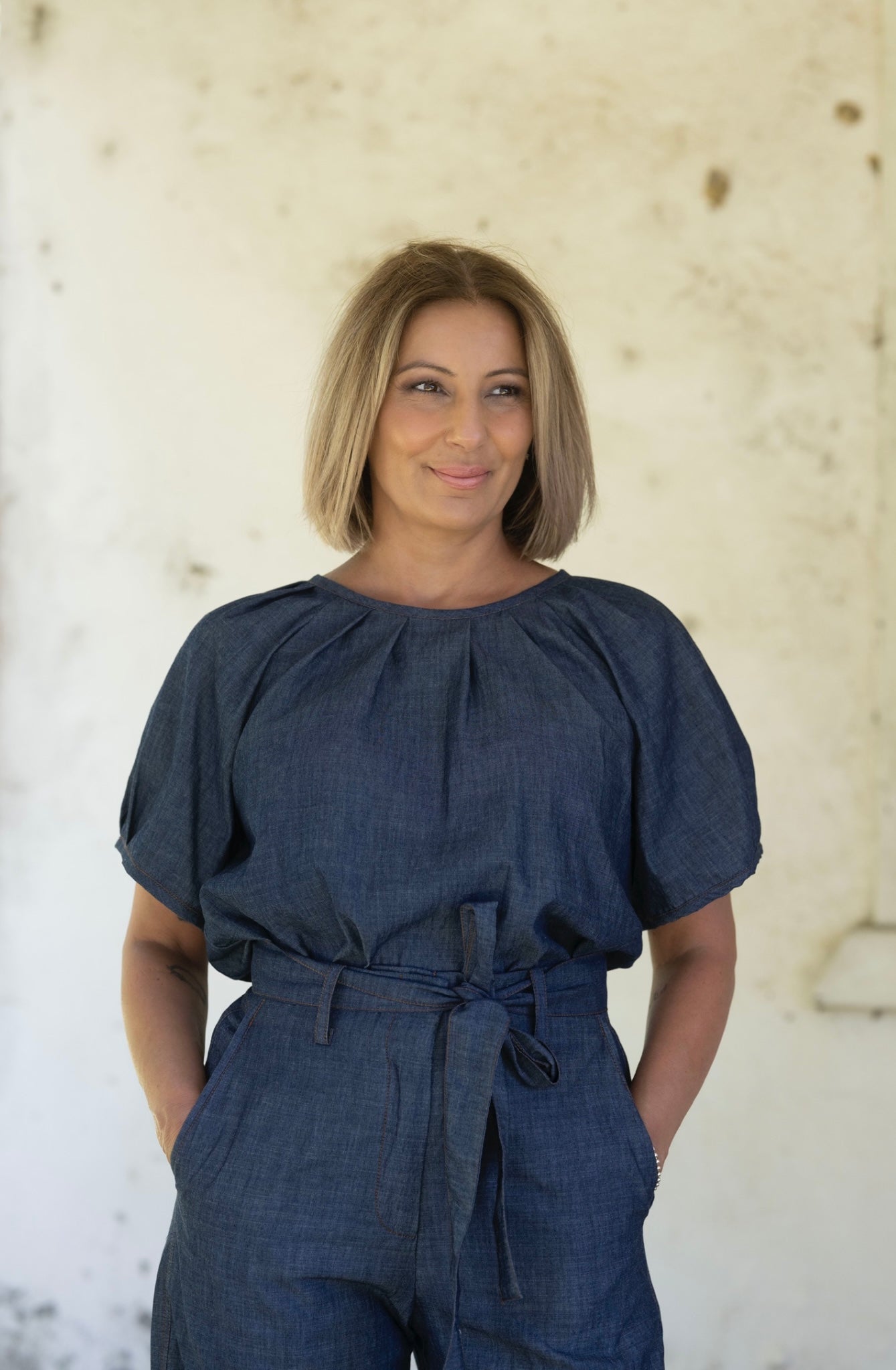 Lily Top - Chambray