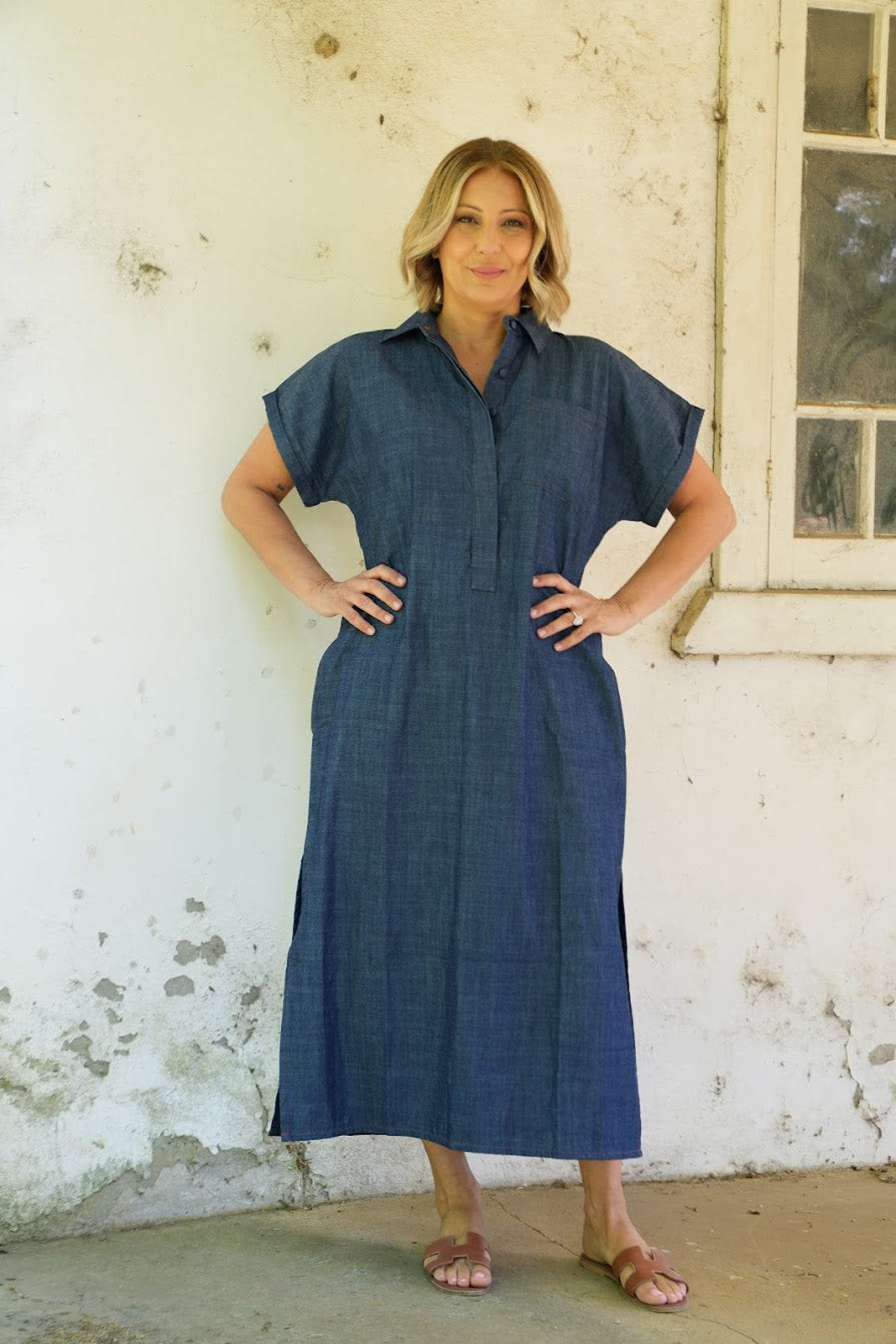 Martha Dress - Chambray