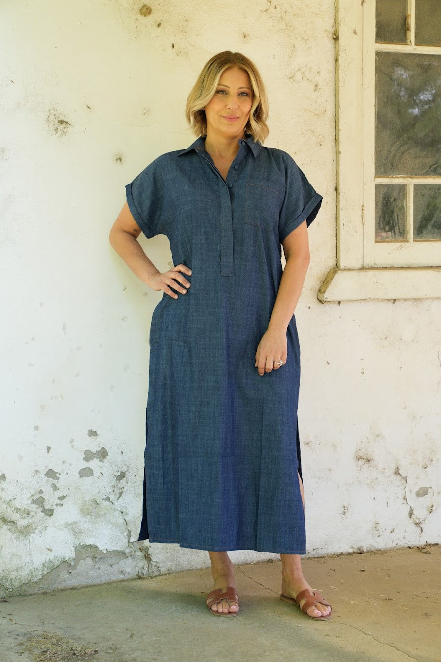 Martha Dress - Chambray