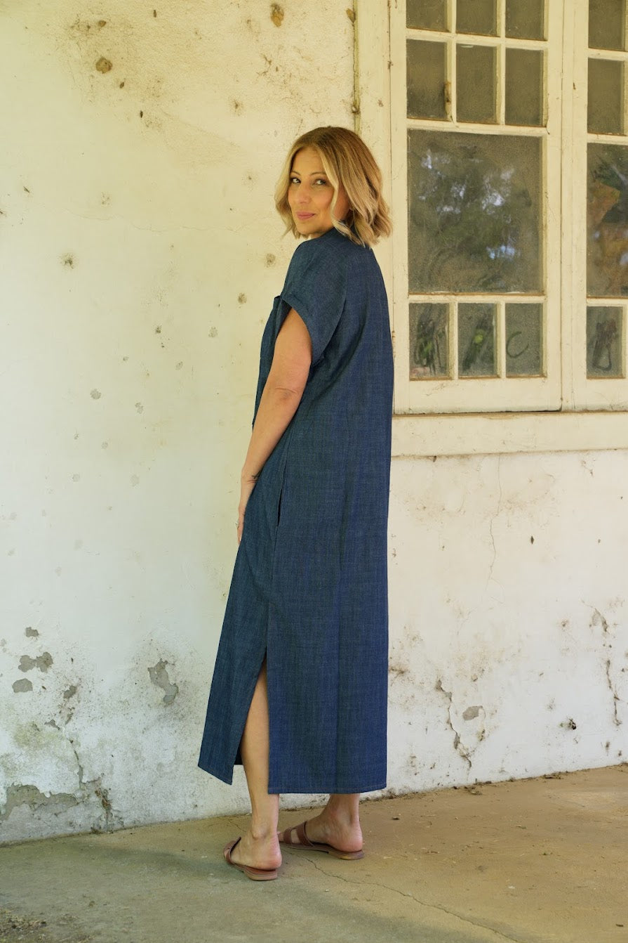 Martha Dress - Chambray