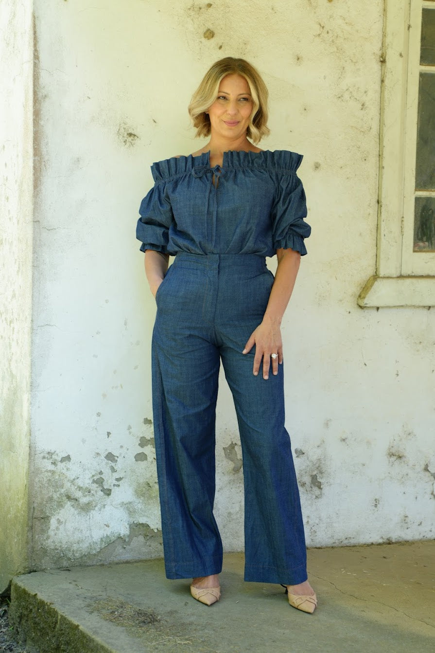 Ginny Pants - Chambray