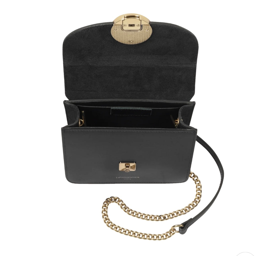 LeParmentier New Ondina Mini Shoulder Bag - Black
