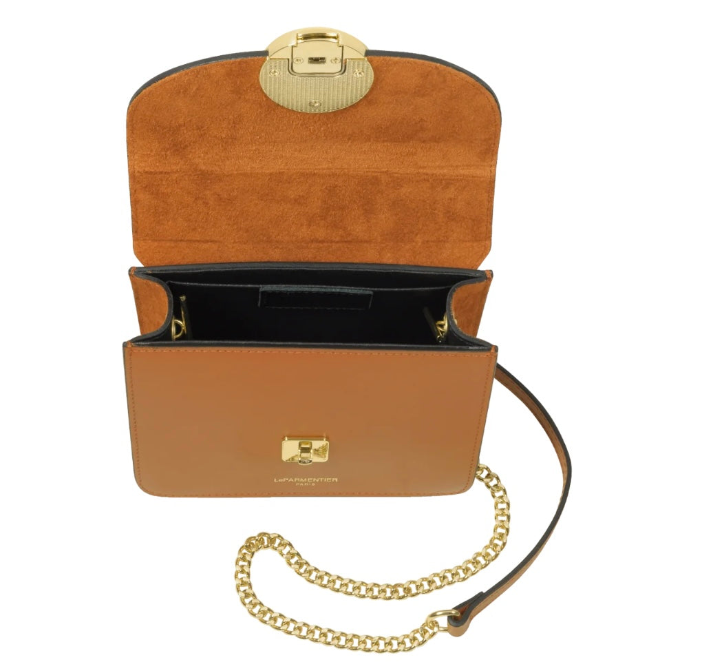 LeParmentier New Ondina Mini Shoulder Bag - Caramel