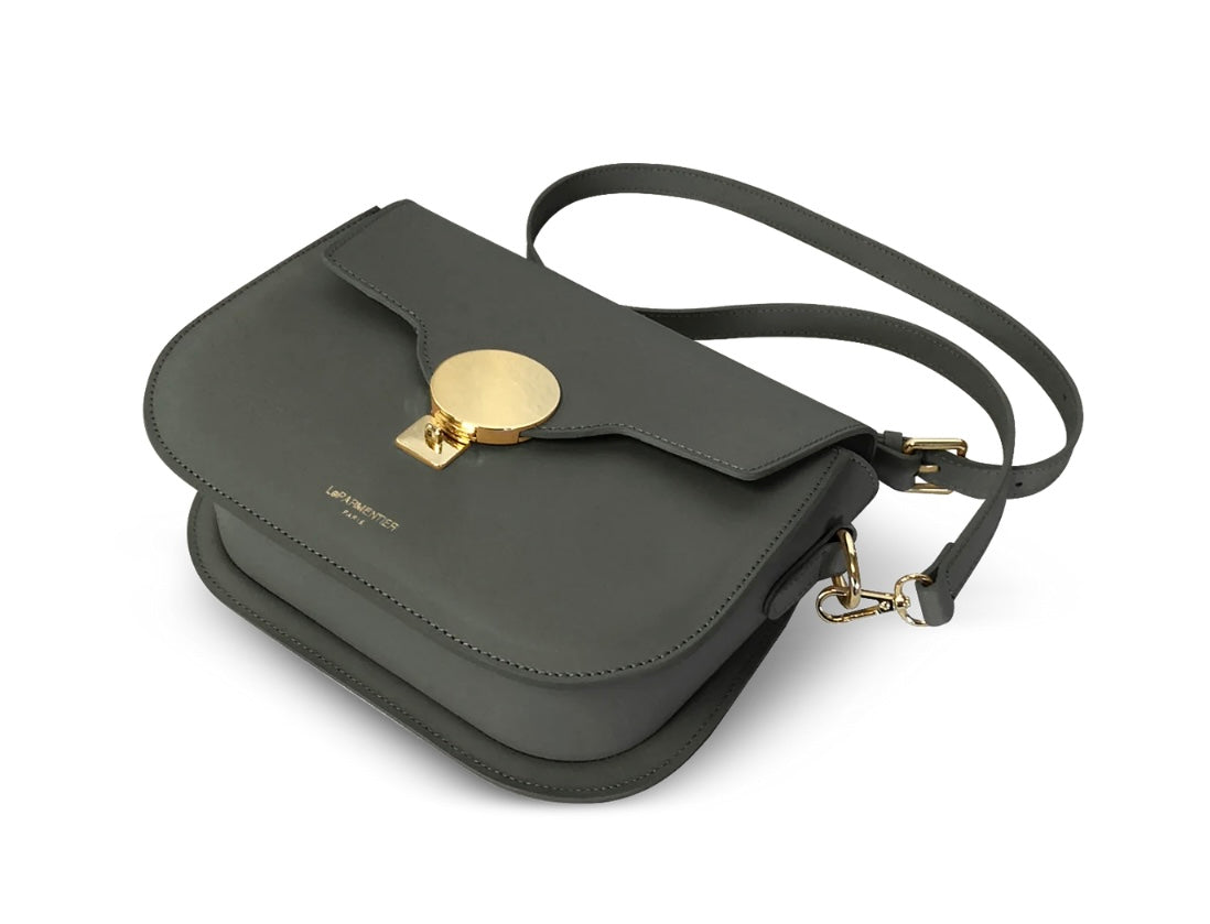 LeParmentier San Pedro Leather Shoulder Bag - Forest Green