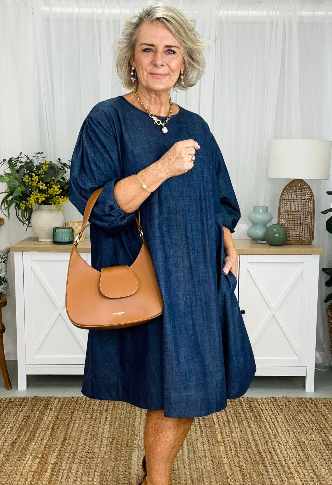 Sasha Dress - Chambray