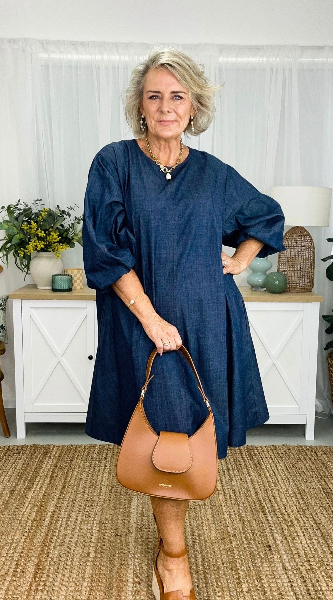 Sasha Dress - Chambray