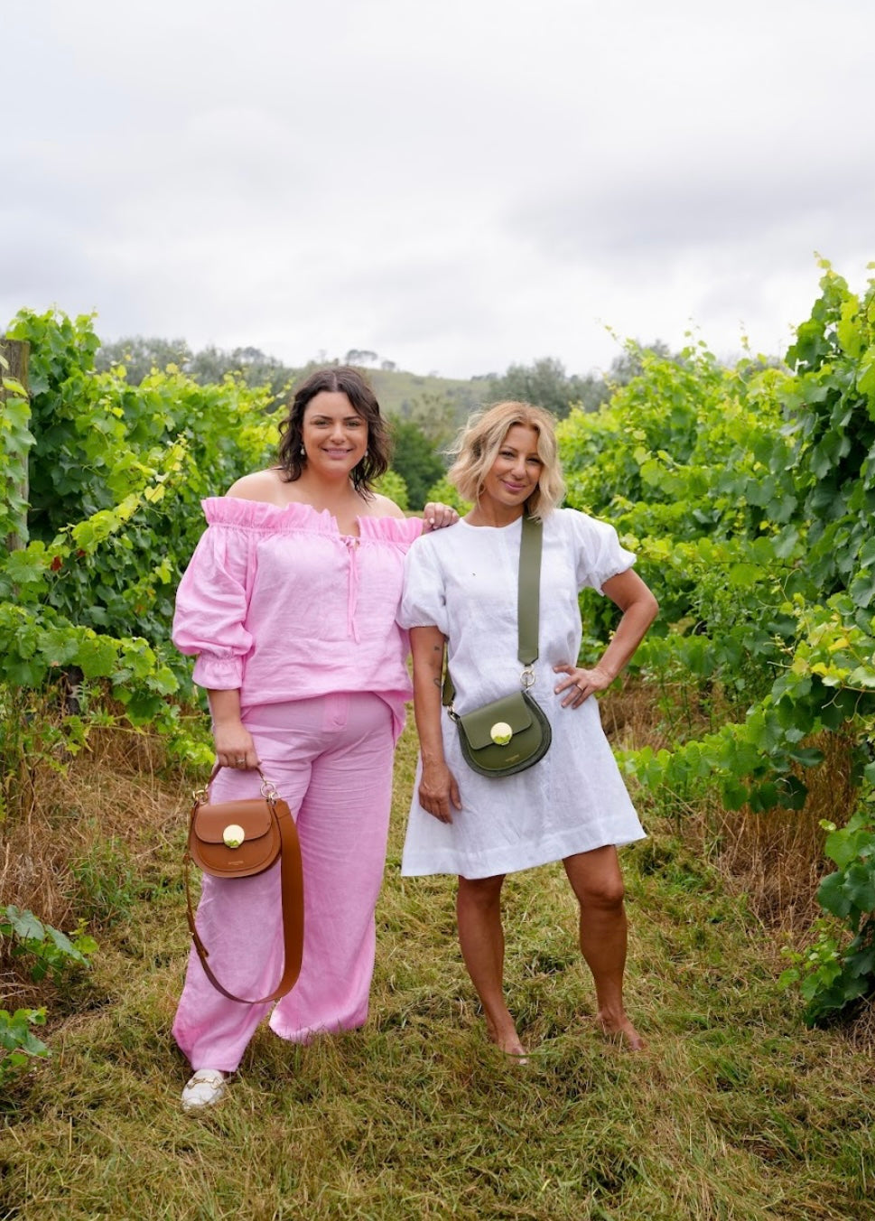 Ginny Linen Pants - Pink