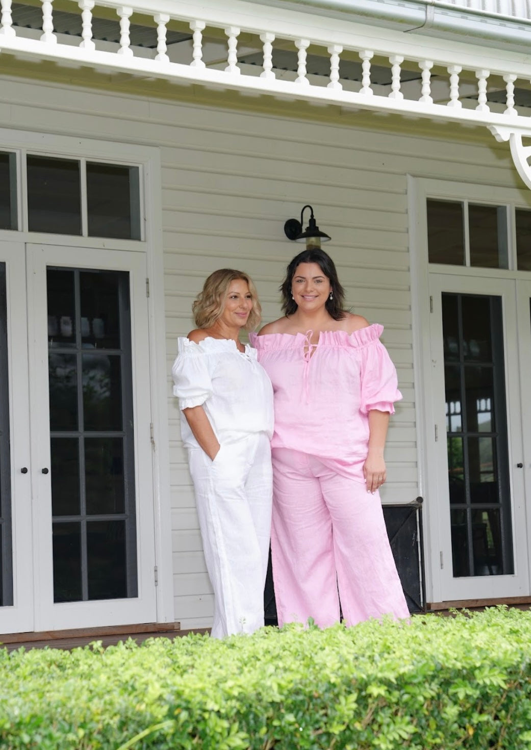 Ginny Linen Pants - Pink