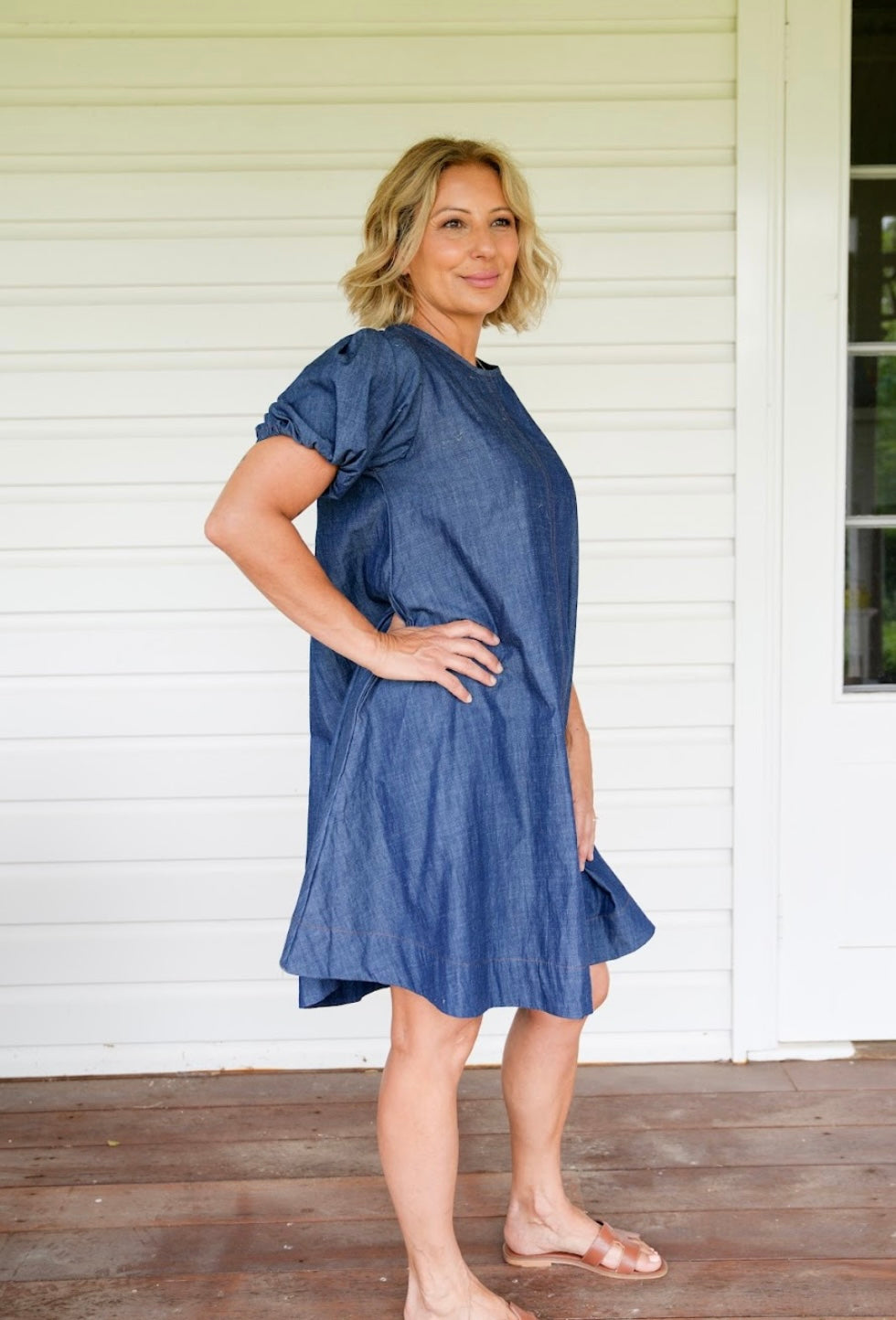 Sasha Dress - Chambray