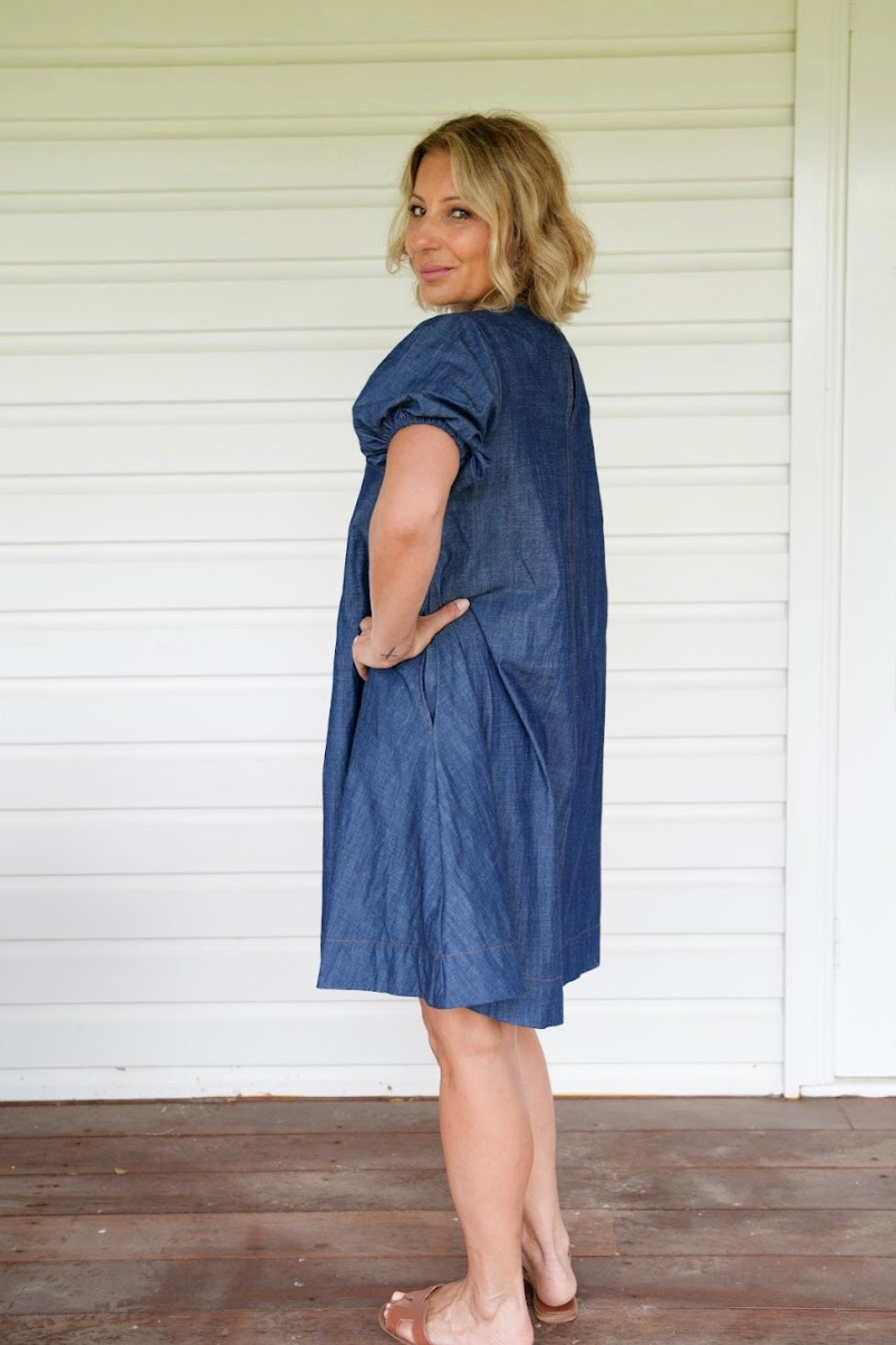 Sasha Dress - Chambray