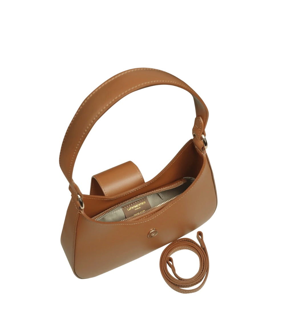 LeParmentier Paris - Obolo Leather Shoulder Bag Tan