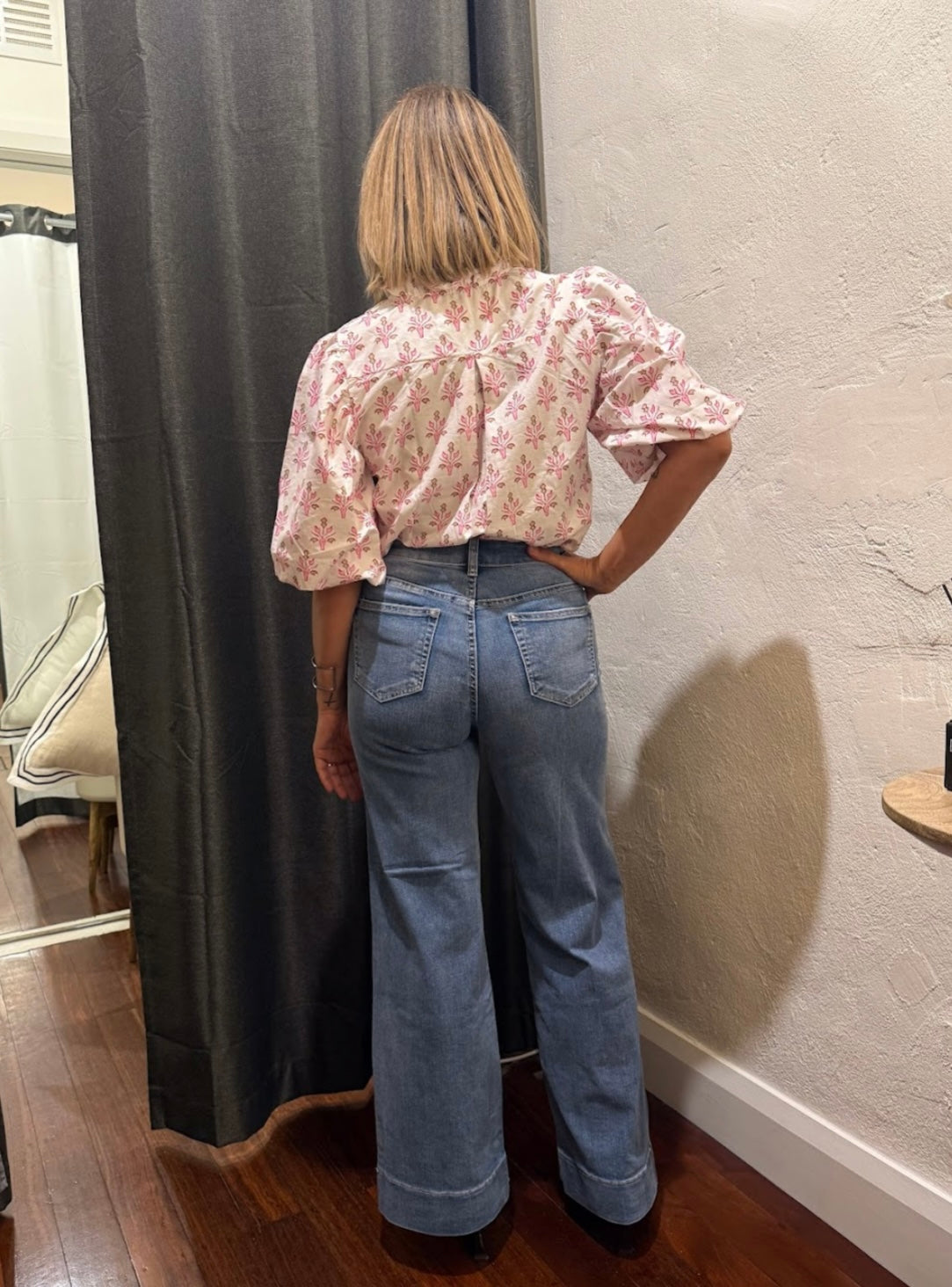 Bondi Wide Leg Denim Jeans - Denim