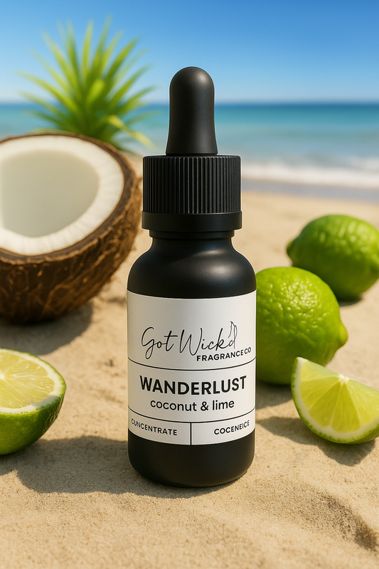 Wanderlust - Coconut & Lime Candle Sand Scent