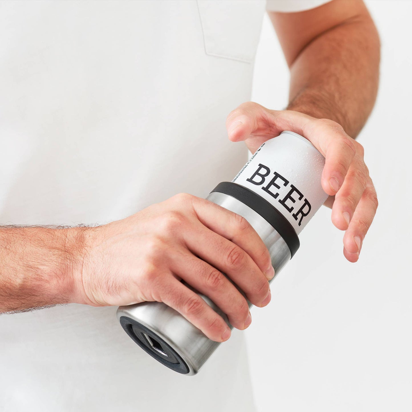 Huski Beer Cooler 2.0 - Stone Grey