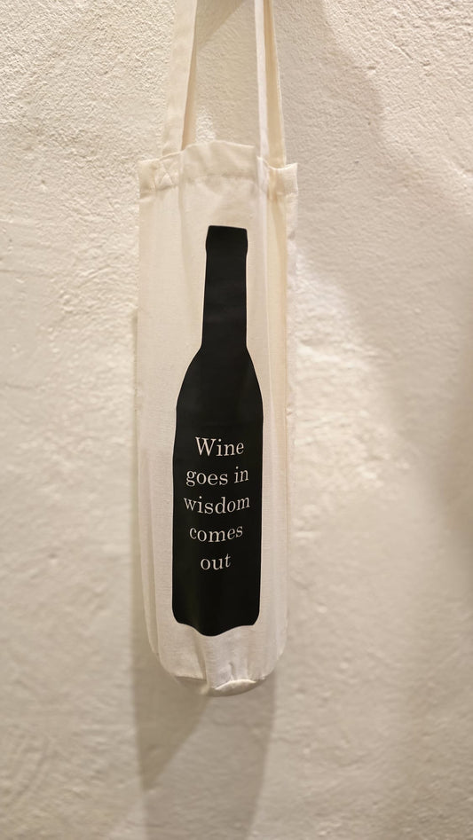 Wine and Wisdom Bottle Bag