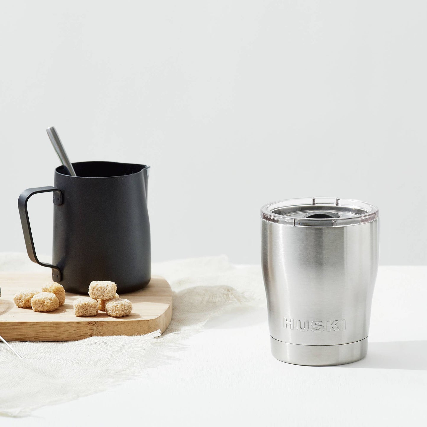 Huski Short Tumbler 2.0 - Brushed Stainless