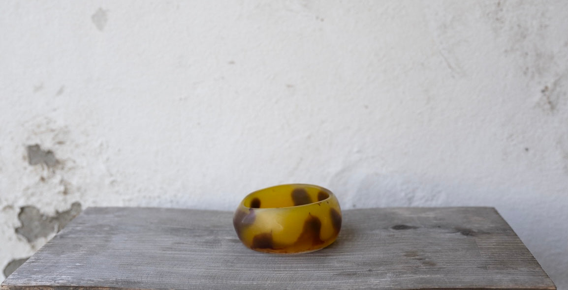 Wilma Resin Bangle - Tortoiseshell  - Small