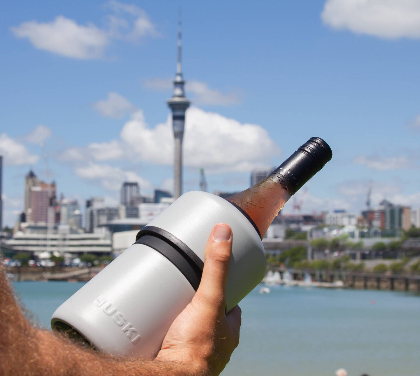Huski Wine Cooler - Stone Grey