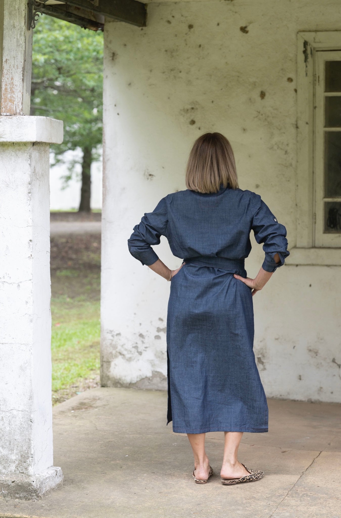 Maple Dress - Chambray