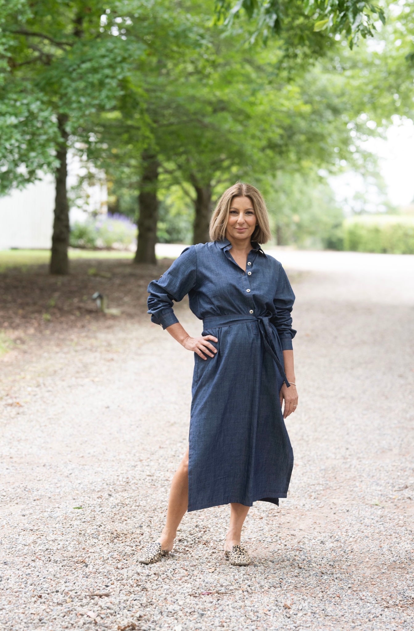 Maple Dress - Chambray