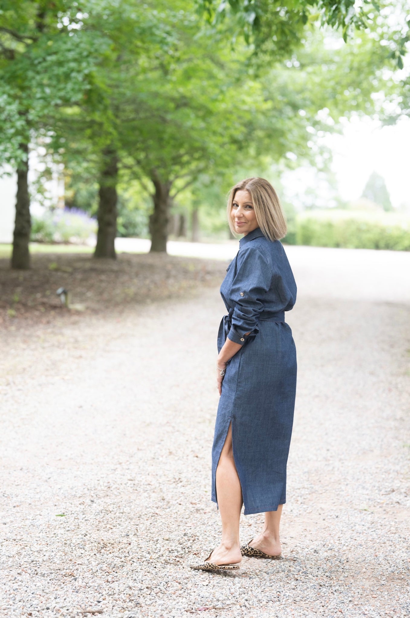 Maple Dress - Chambray