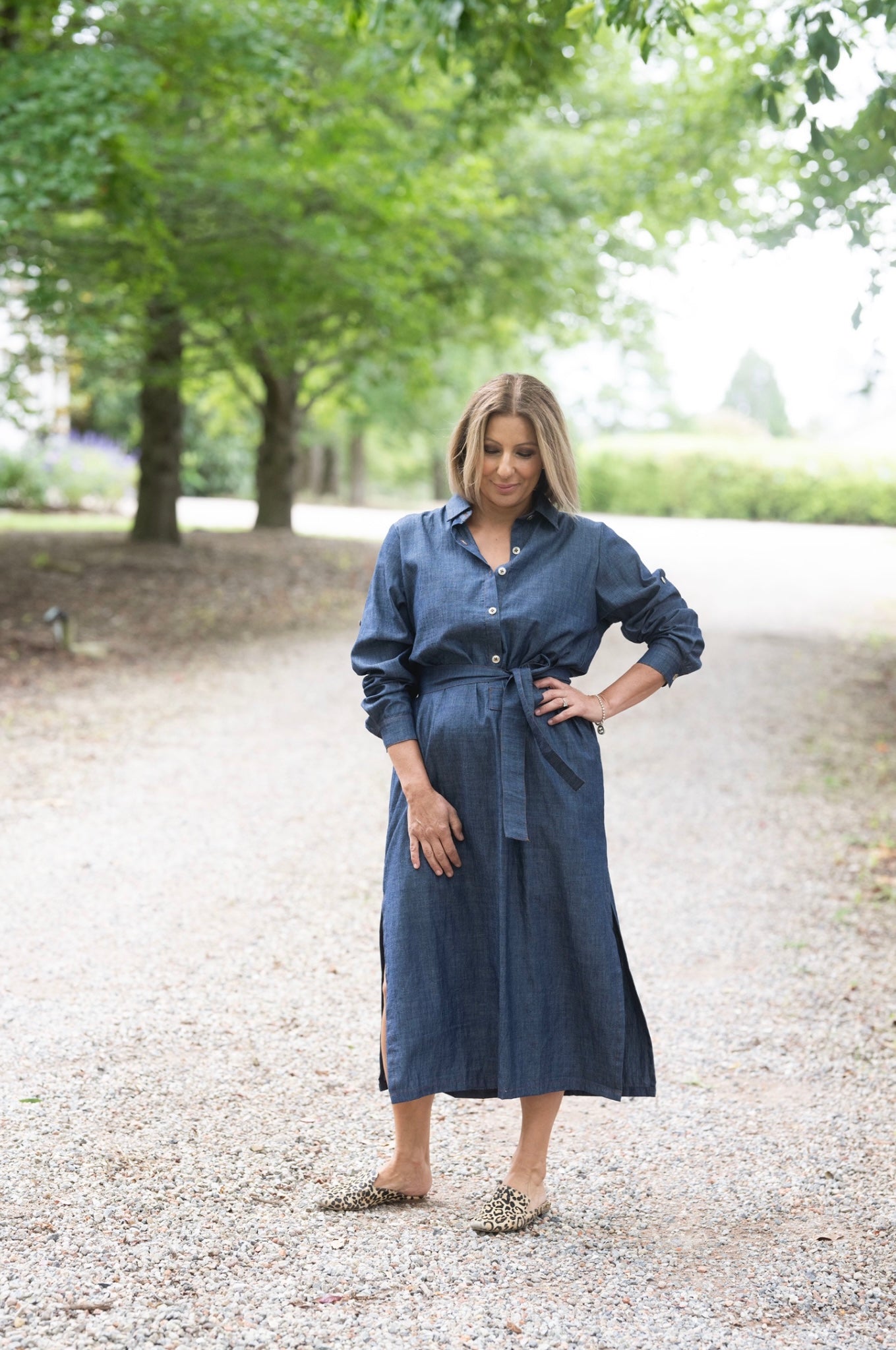 Maple Dress - Chambray