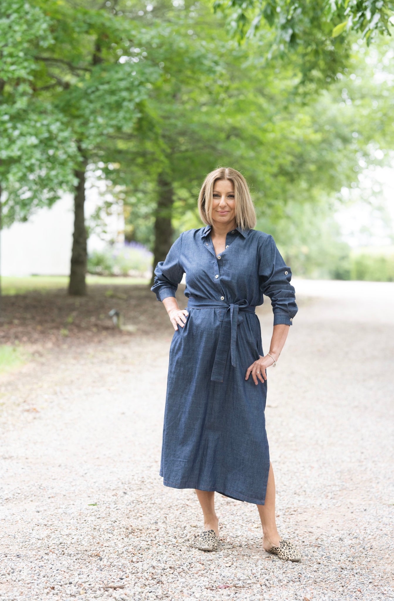 Maple Dress - Chambray