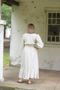 Willow Linen Dress - Ecru