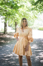 Load image into Gallery viewer, Birdie Linen Dress - Peach