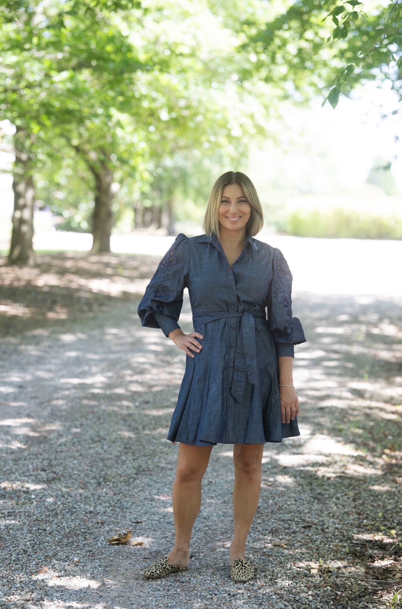 Birdie Dress - Chambray