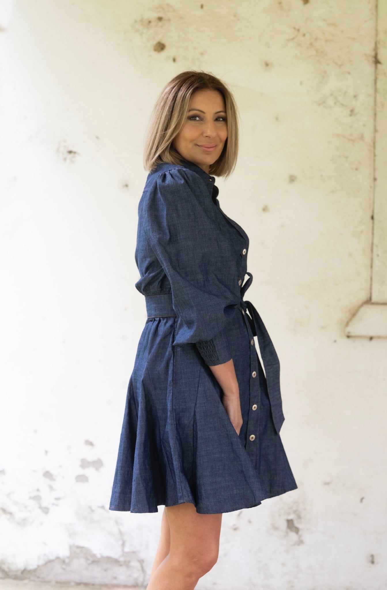 Wanda Dress - Chambray