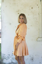 Load image into Gallery viewer, Wanda Linen Dress - Peach