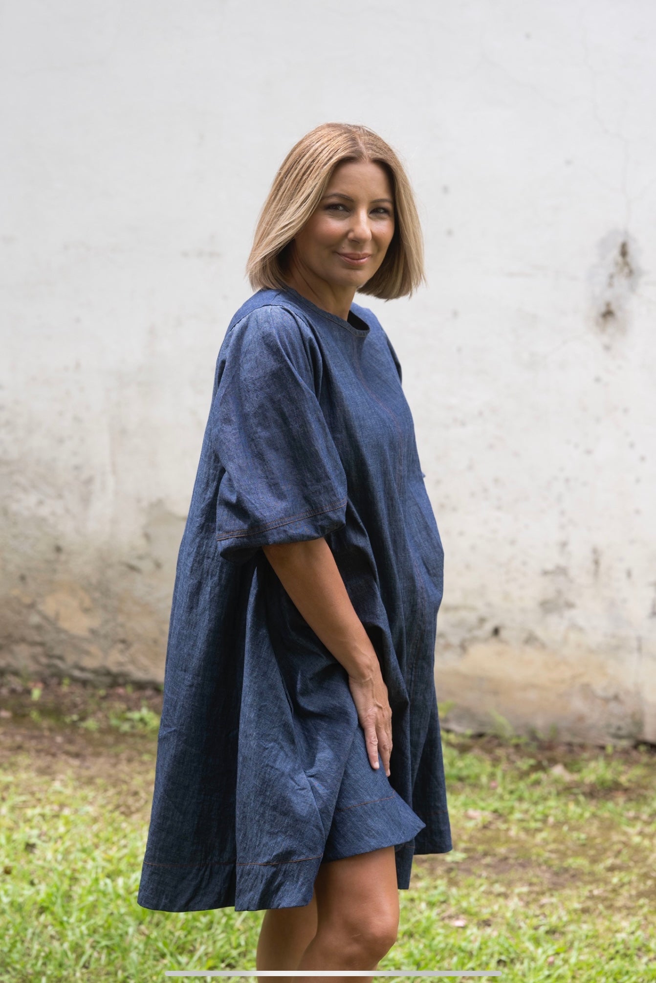 Sasha Dress - Chambray