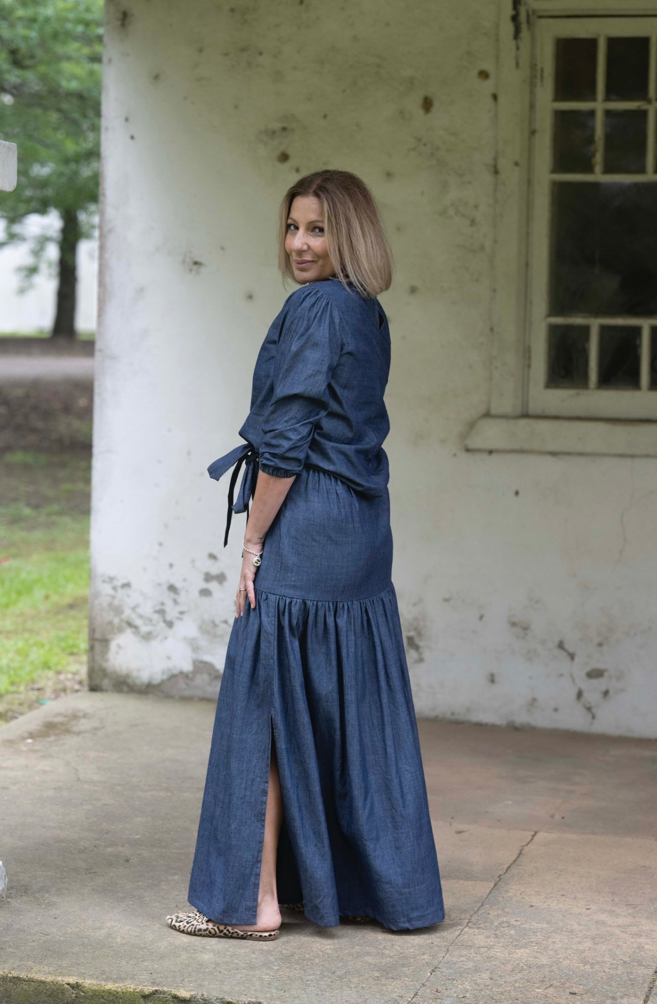 Liv Skirt - Chambray