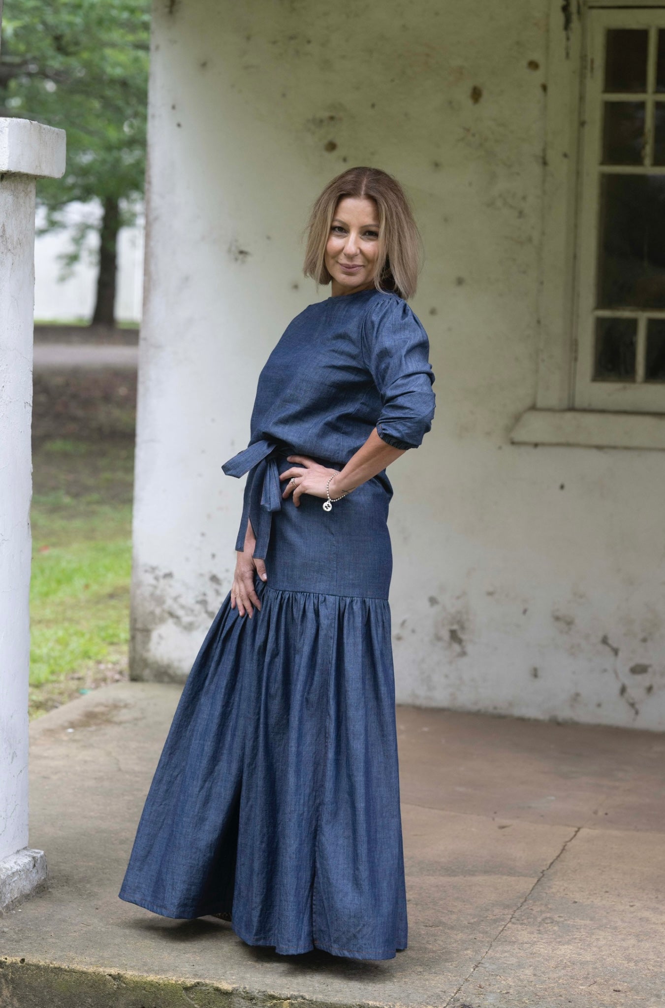 Liv Skirt - Chambray