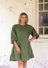 Load image into Gallery viewer, Sasha Linen Dress - Cypress