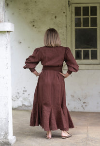 Willow Linen Dress - Sorrel