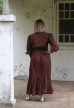 Load image into Gallery viewer, Willow Linen Dress - Sorrel