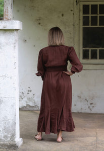 Willow Linen Dress - Sorrel