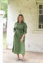 Load image into Gallery viewer, Maple Linen Dress - Cypress