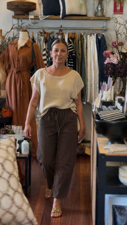 Dixon Barrel Jeans - Espresso