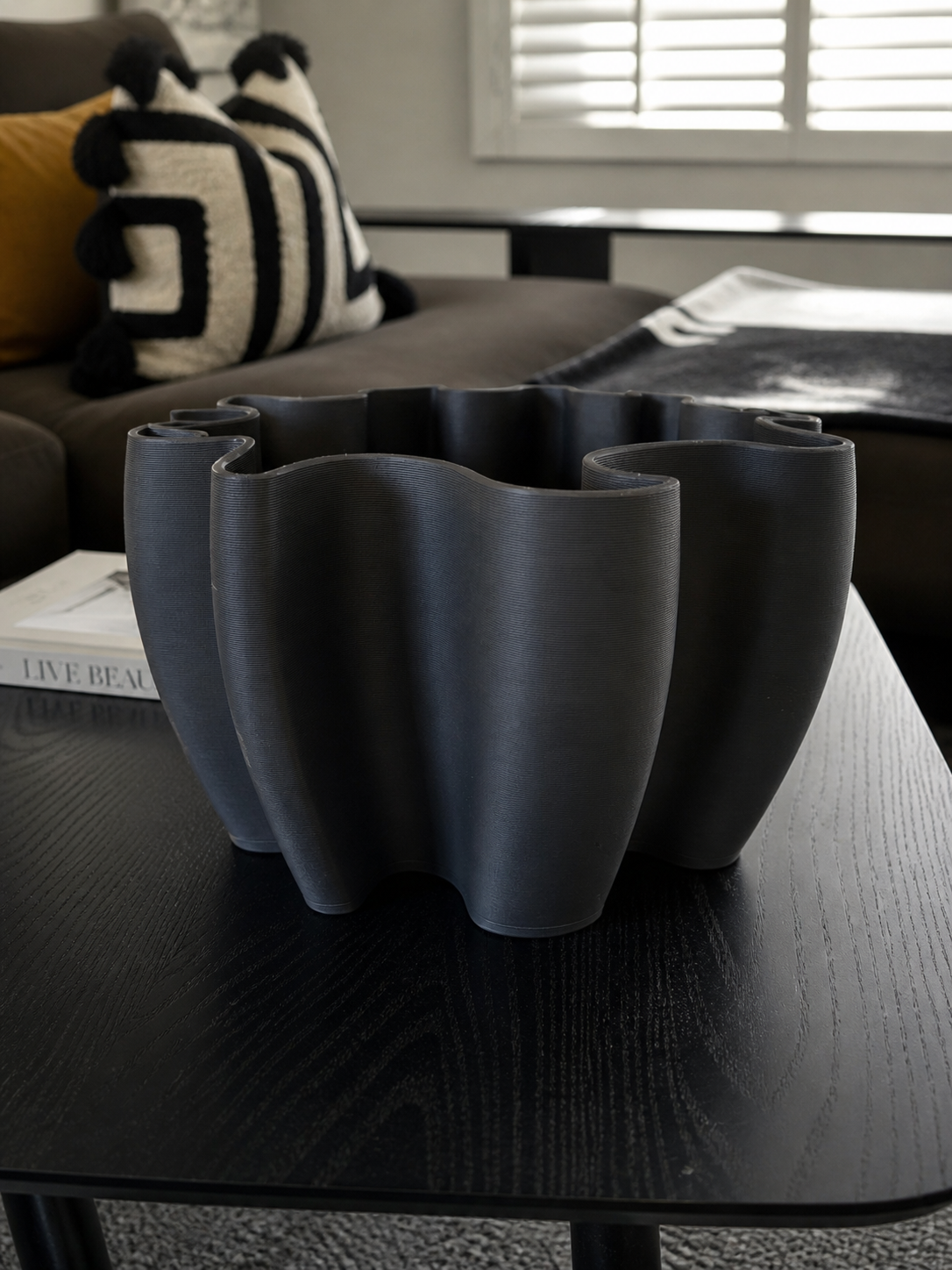 Delilah Ceramic Bowl  - Black