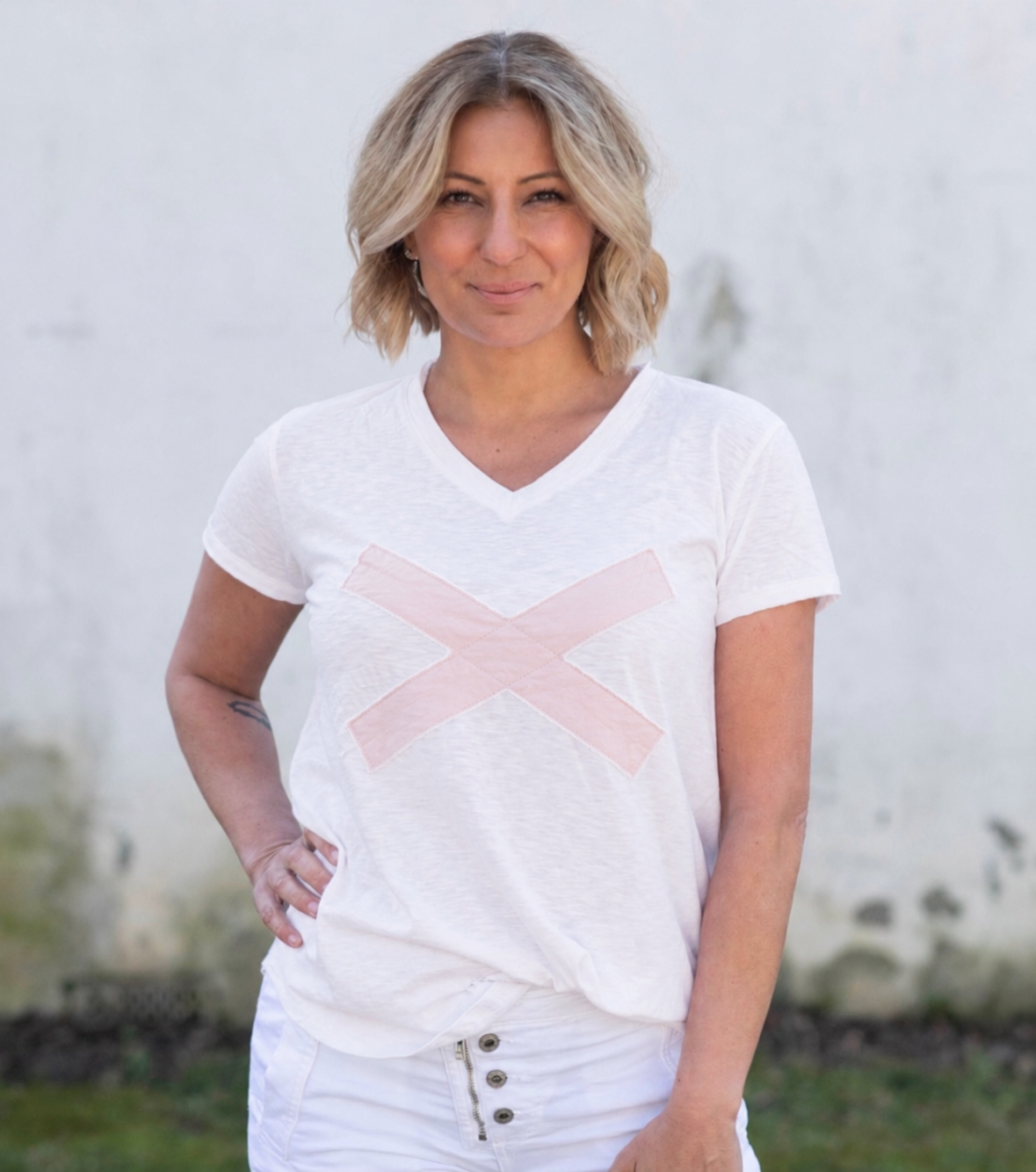 Wanderlust X T-shirt White/Pink X