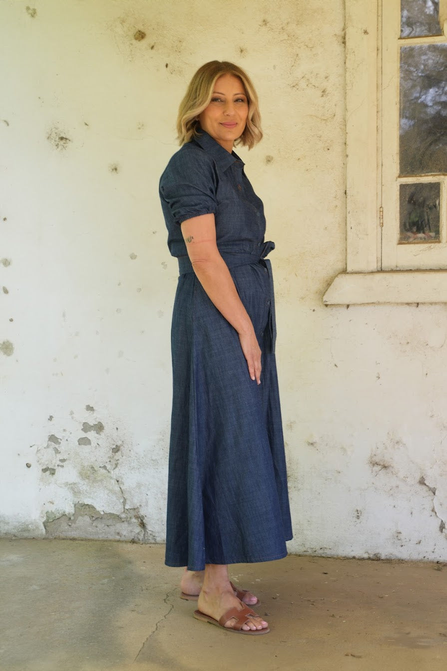 Fleur Dress - Chambray