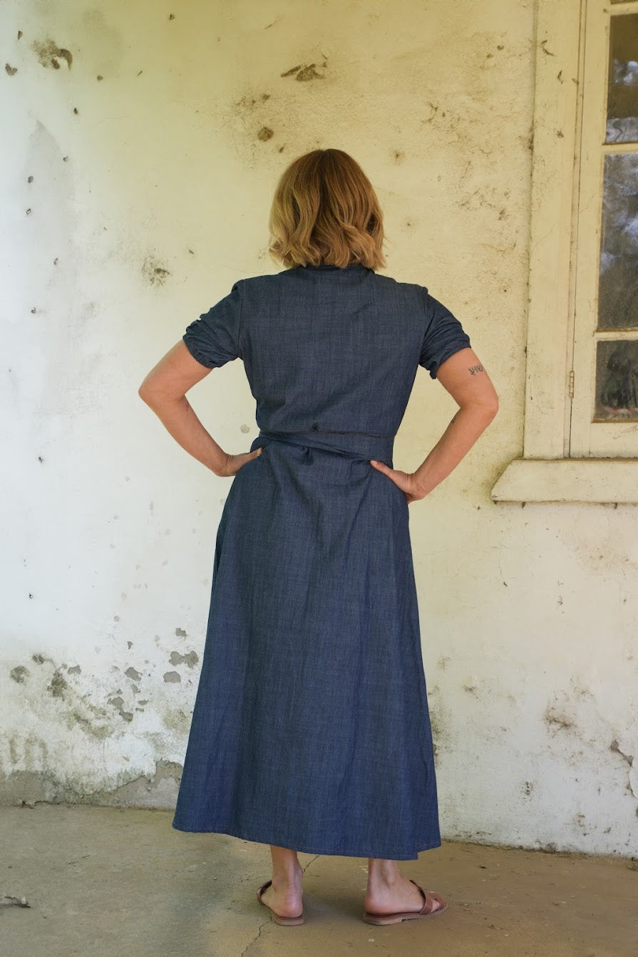 Fleur Dress - Chambray