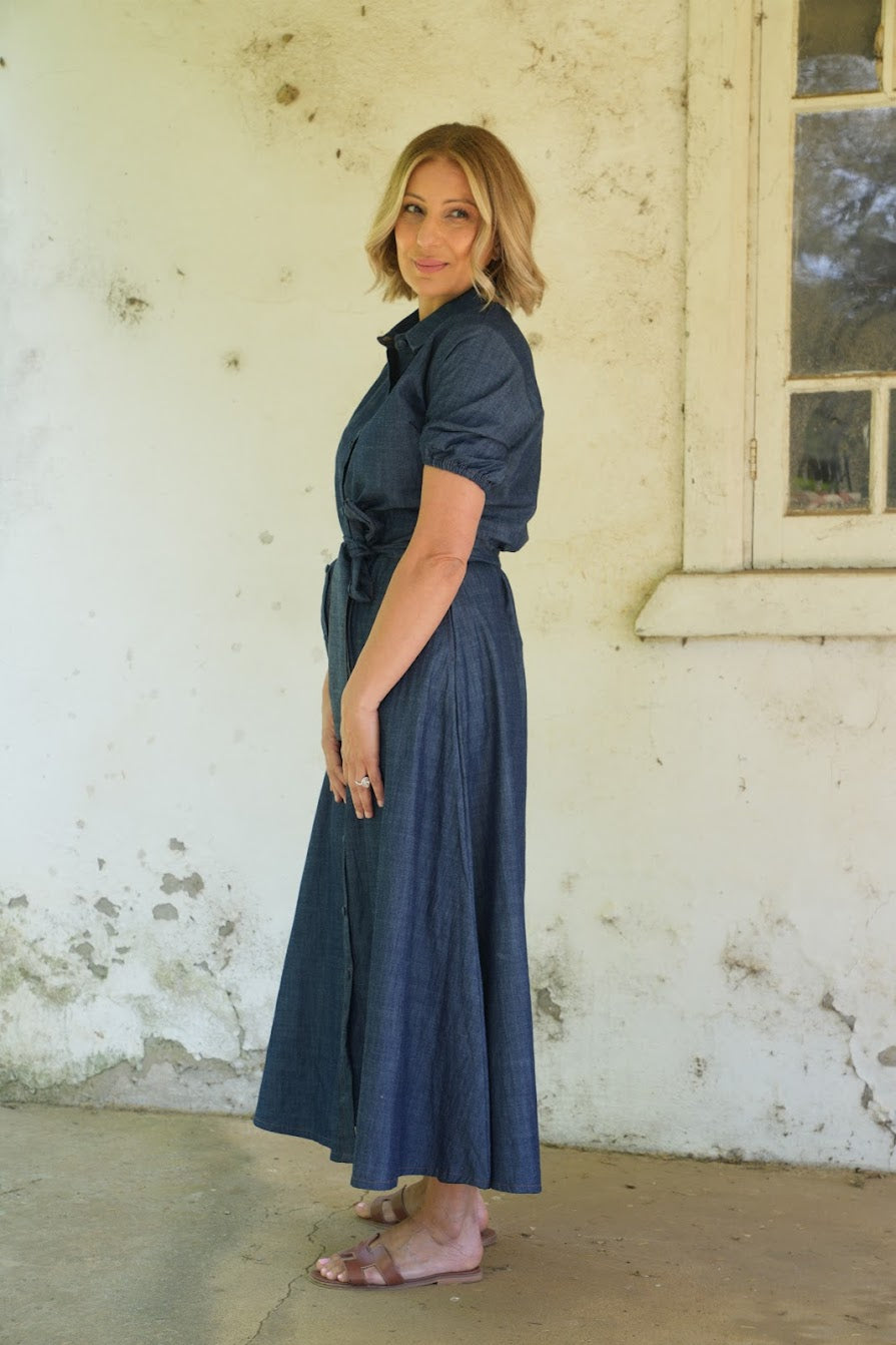 Fleur Dress - Chambray