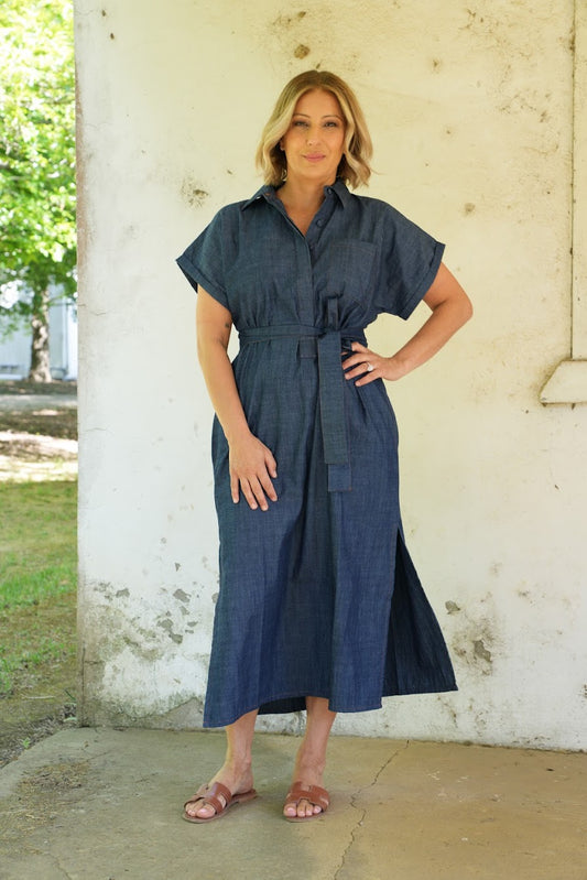 Martha Dress - Chambray