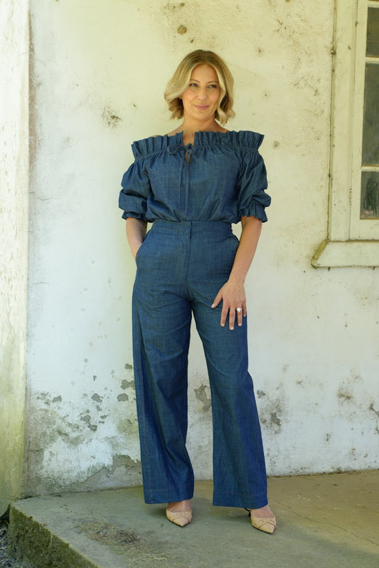 Ginny Pants - Chambray