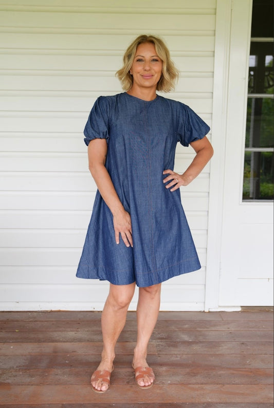 Sasha Dress - Chambray