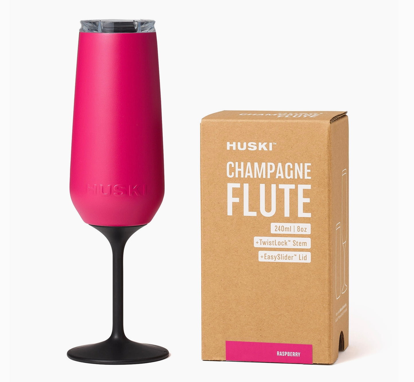 Huski Champagne Flute - Raspberry - Limited Edition